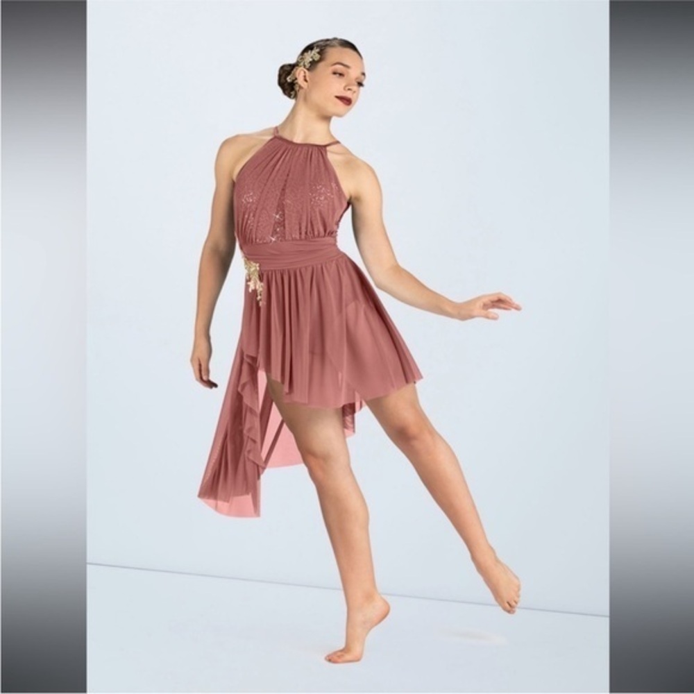 WEISSMAN Move Dance wear Performance Costume Mocha 10,000 Miles Size MC